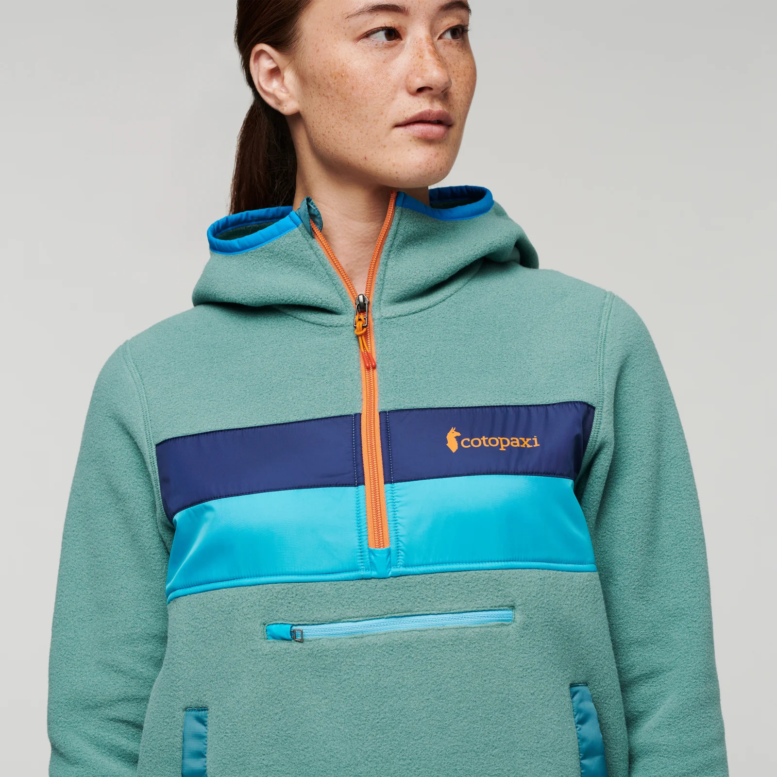 Fleece Teca Fleece Hooded Half-Zip - Image 3