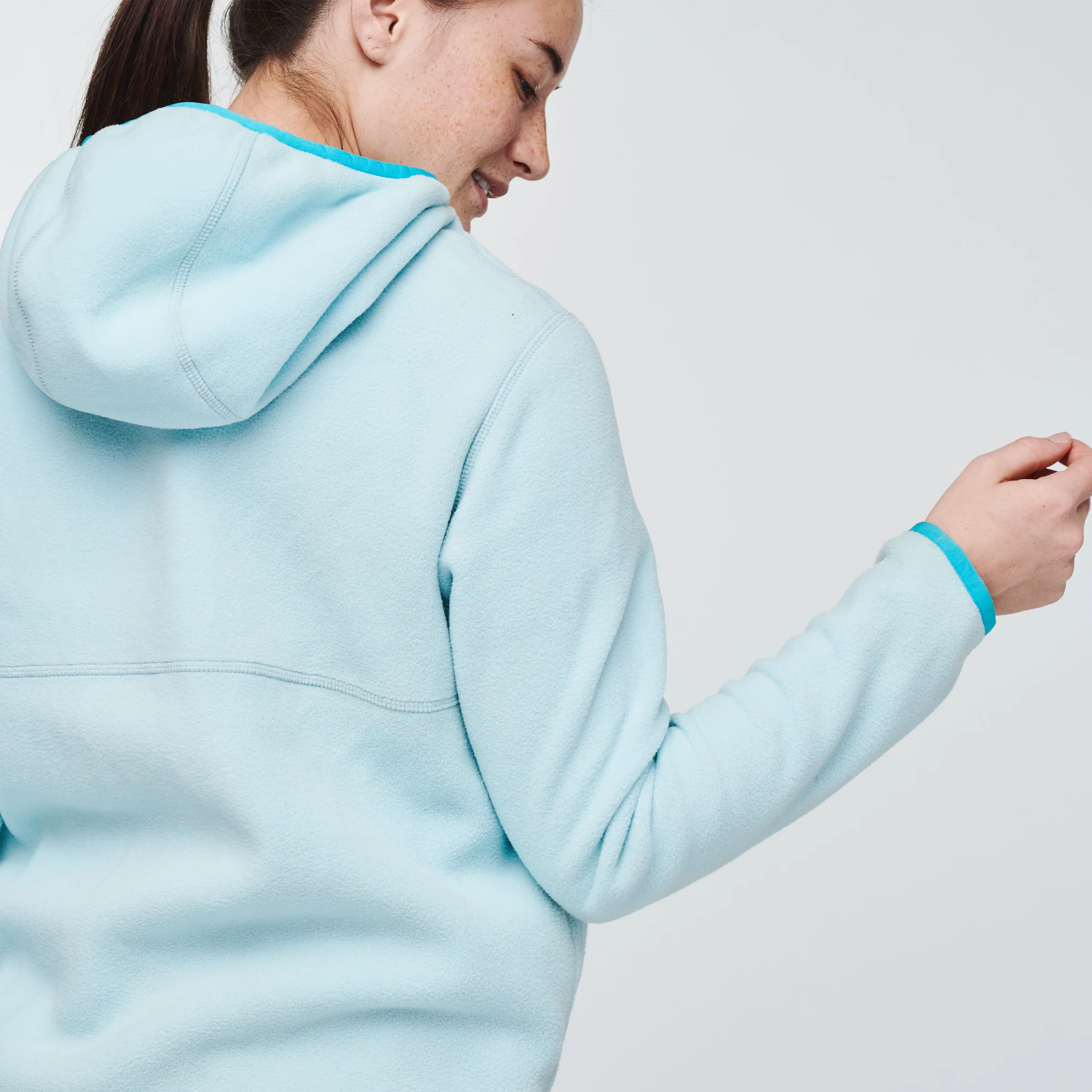 Fleece Teca Fleece Hooded Half-Zip - Image 3