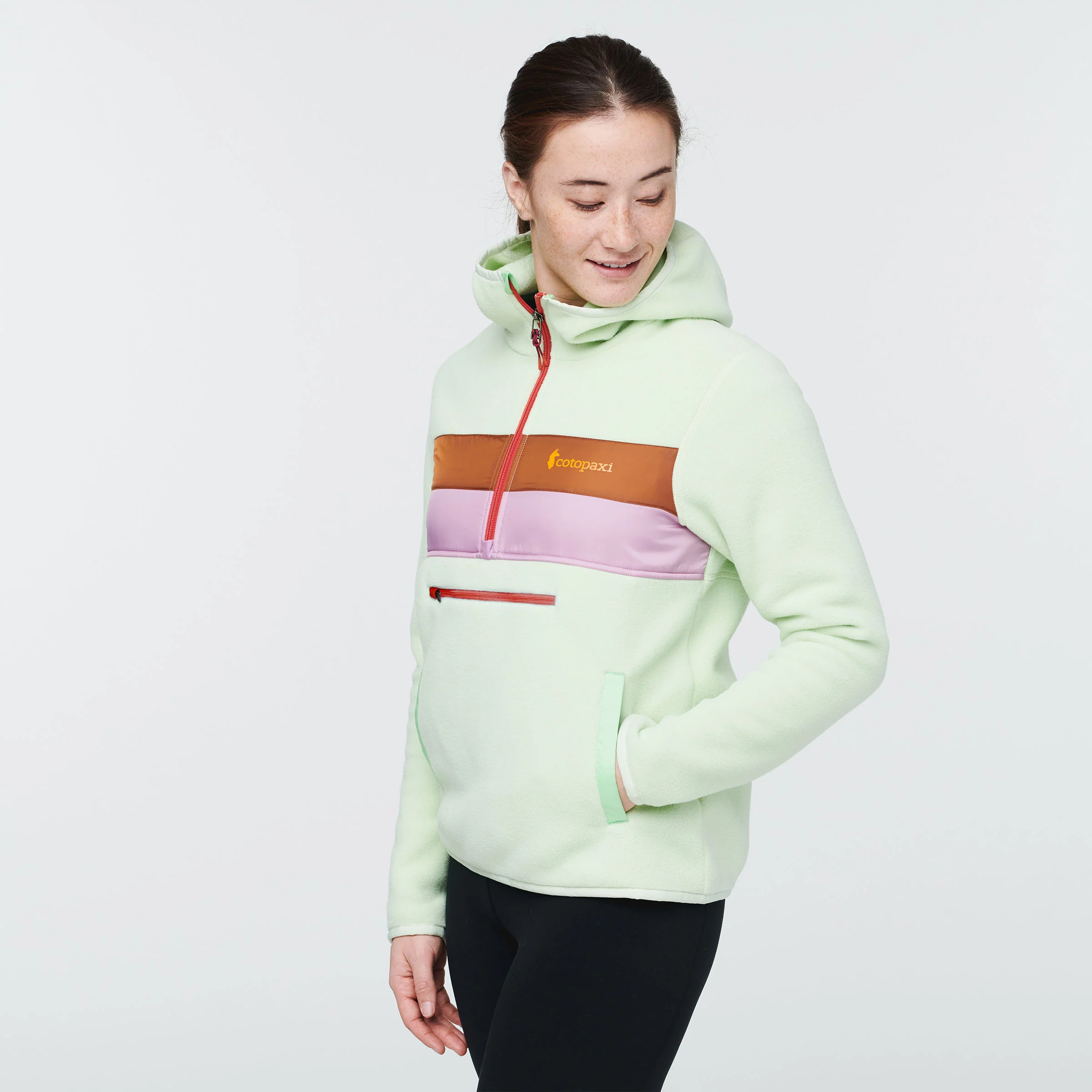 Fleece Teca Fleece Hooded Half-Zip - Image 2