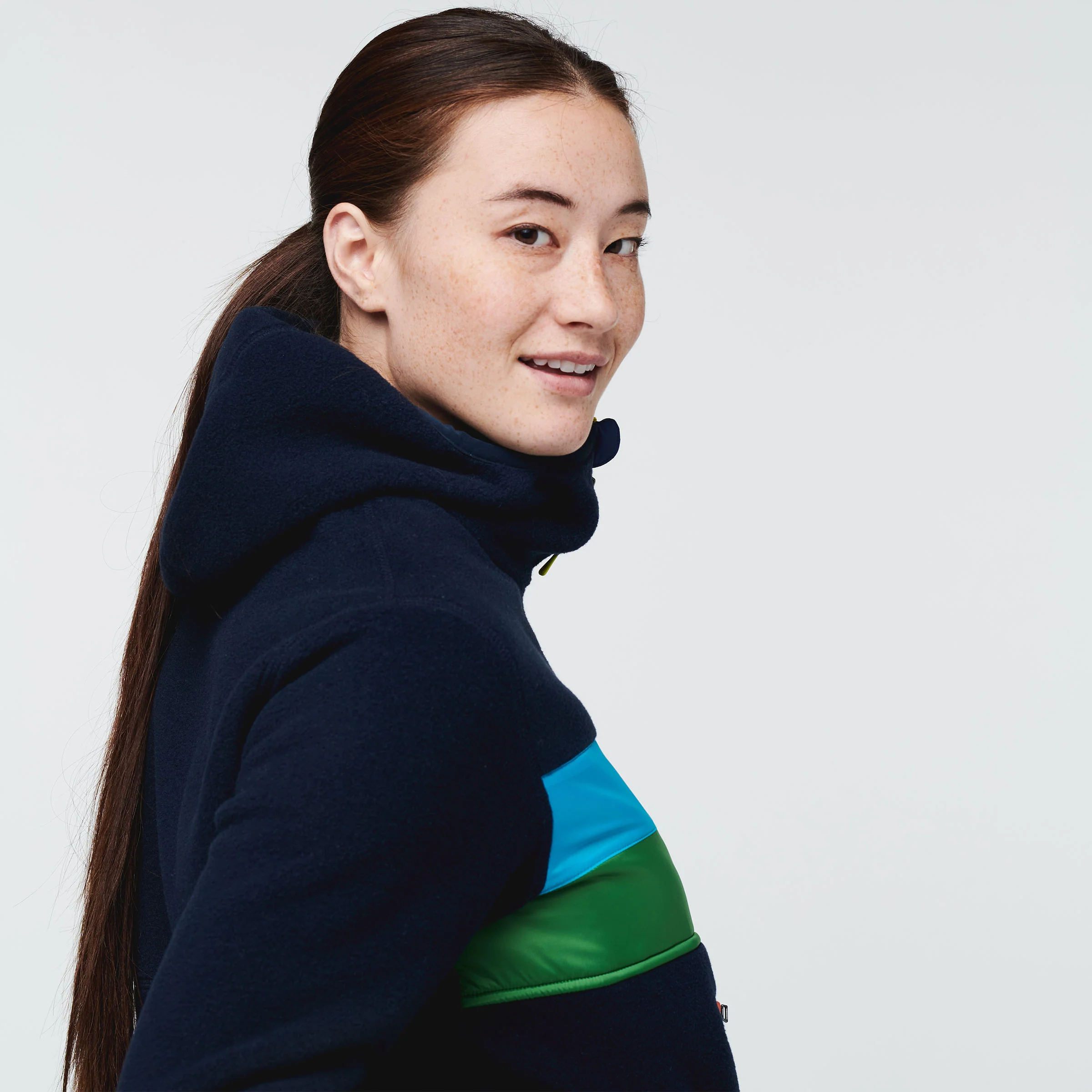 Fleece Teca Fleece Hooded Half-Zip - Image 2