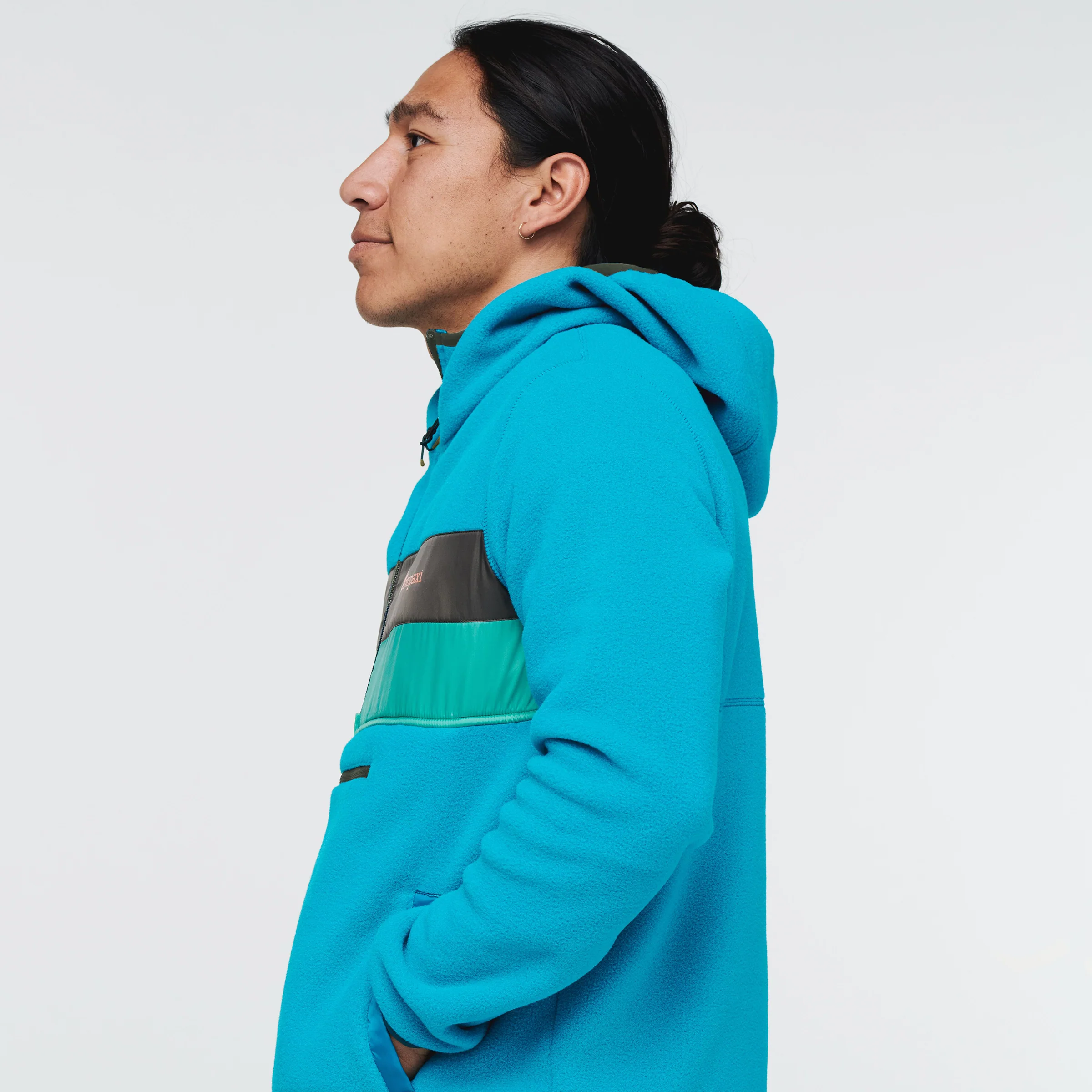 Fleece Teca Fleece Hooded Half-Zip - Image 2