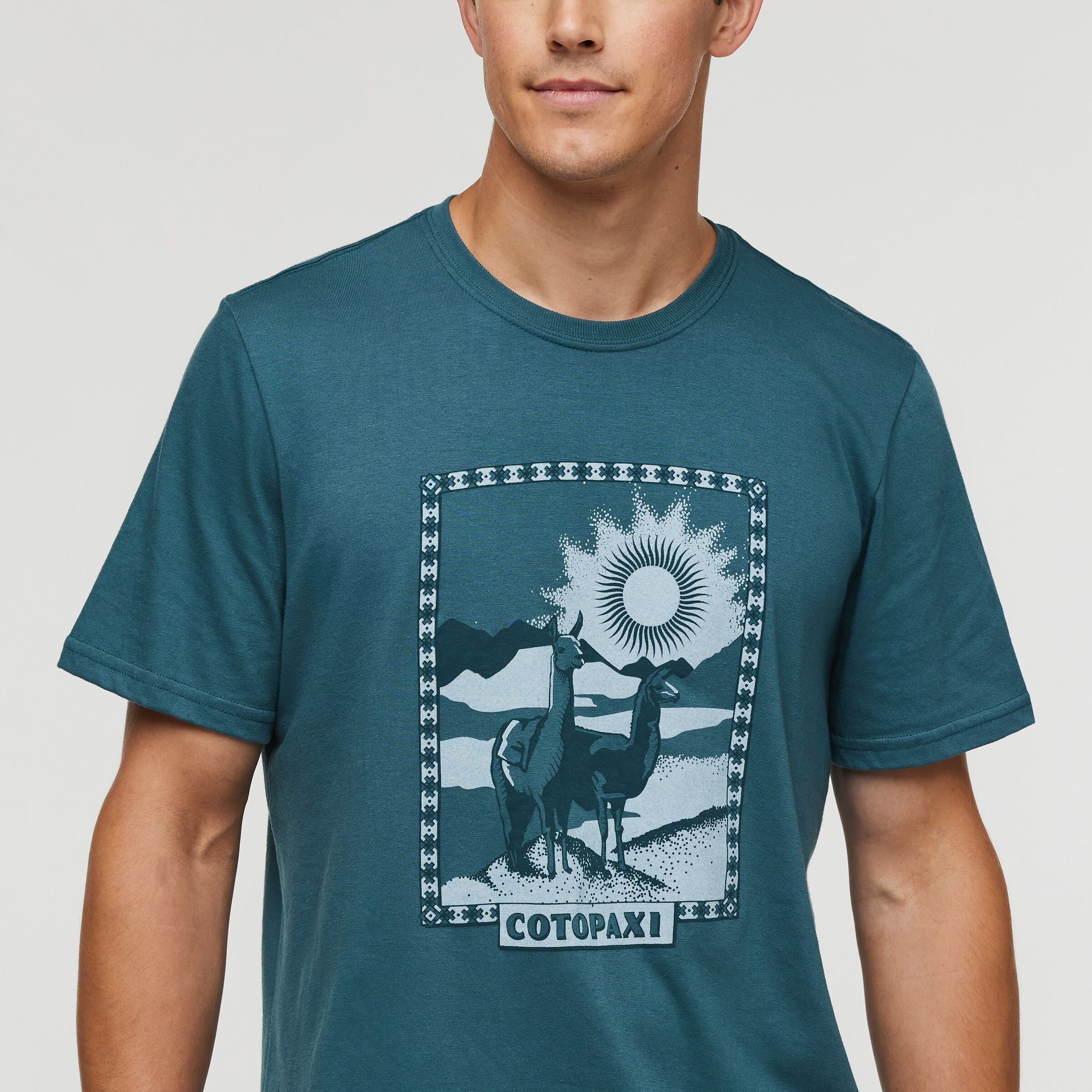 T-Shirt Llama Greetings Organic - Image 3